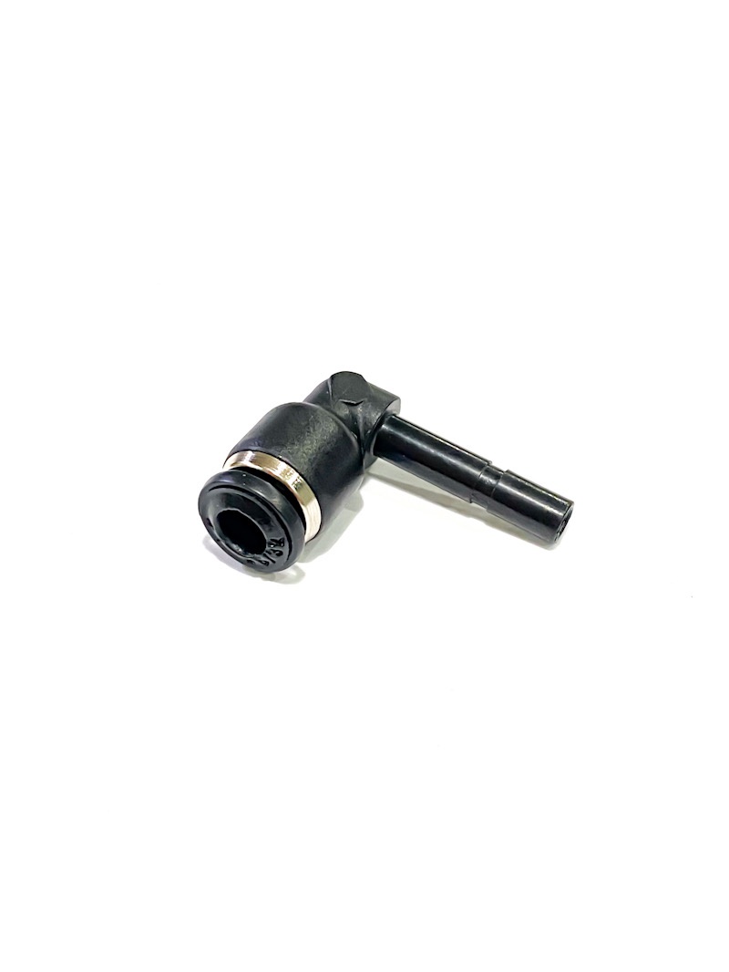 1858608B-D03B-4DCE-AB28-8A721D056B22 Elbow connector for terrarium misting system - 4 mm black - Image 1
