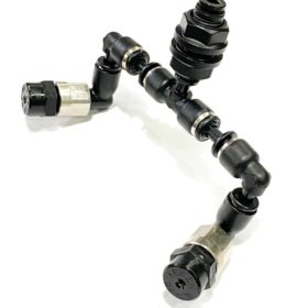 Suutin terraarion sadetinjärjestelmään - kaksinkertainen 80°