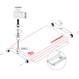 Skylight Hyperbar - hanging kit