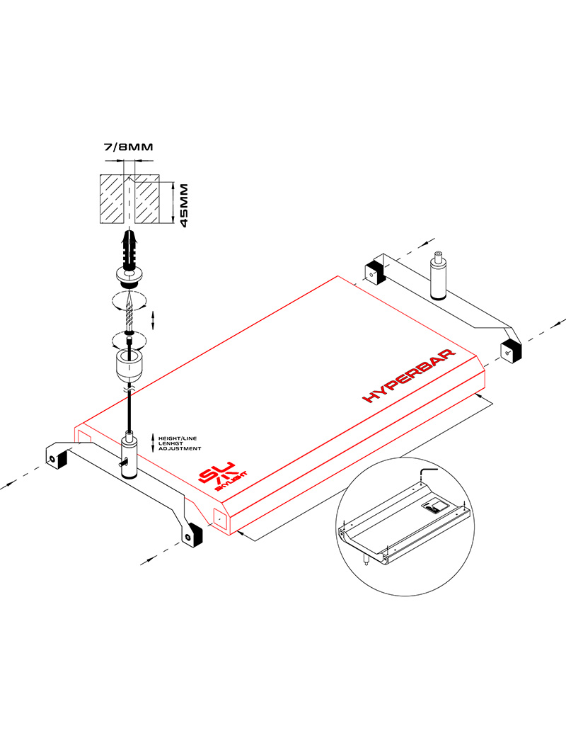 SKYLIGHT-HYPERSPOT-hanging-kit Skylight Hyperbar - hanging kit - Image 1
