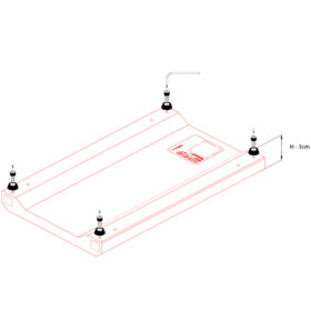 Skylight Hyperbar - rubber feet