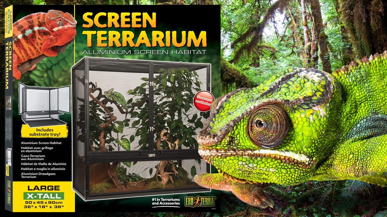 Terrarium dla kameleona Exo Terra Screen Terrarium