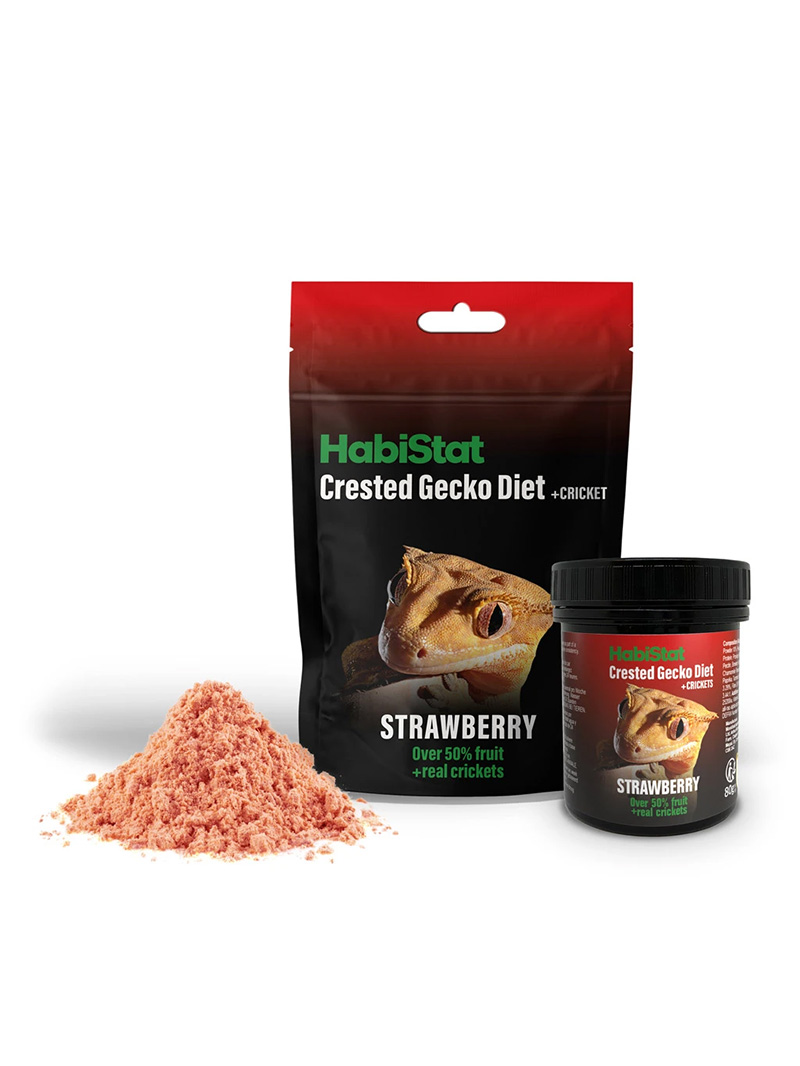 Habistat-Crested-gecko-diet-strawberry-cricket-orangefrog Habistat Crested Gecko Diet Strawberry / Cricket