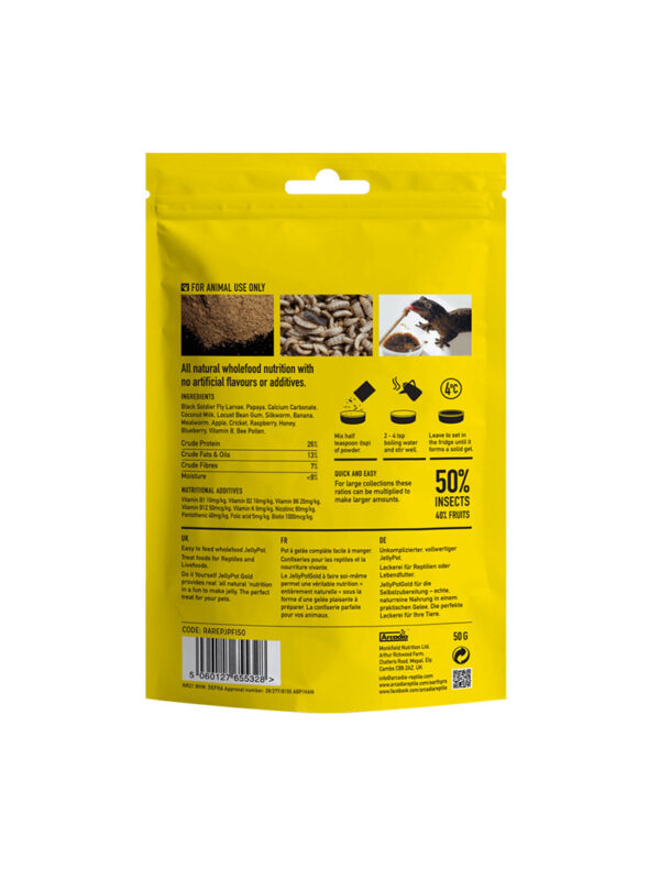 Arcadia Reptile EarthPro JellyPot FruityInsectGold